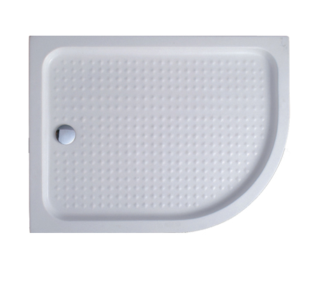 Поддон акриловый, ассиметричный радиальный, R-550 TRAY-A-RH-120/90-550-15-W-L/R