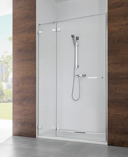 RADAWAY Euphoria DWJ 383013-01L(Левая) - Одностворчатая распашная дверь в нишу и боковая стенка.Стекло-прозрачное.Размеры:894-912х200см