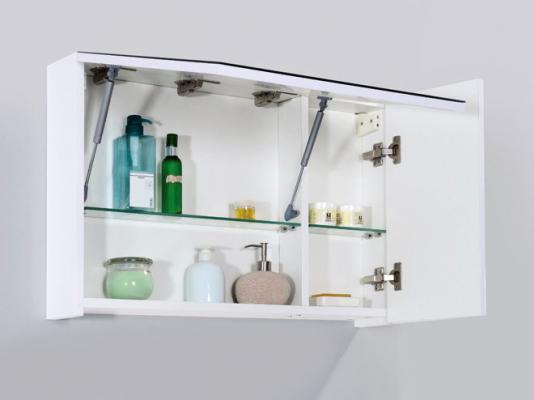 BelBagno LUCE BB1000PAC.BL Bianco Lucido - Зеркальный шкаф c одной подъёмной дверью, одной распашной дверью , 1000x140x500