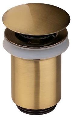Комплектующие-TIMO 8011 antique- донный клапан на раковину (автомат)бронза